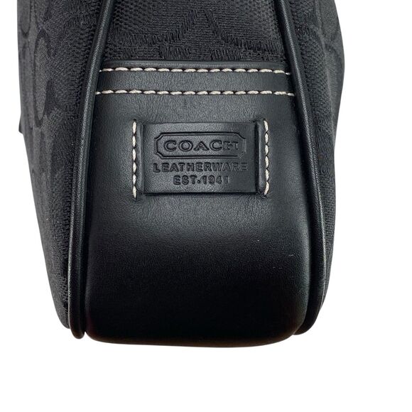 Vintage Coach Signature Clip Hobo 6091 Shoulder Bag Black - Picture 5 of 13